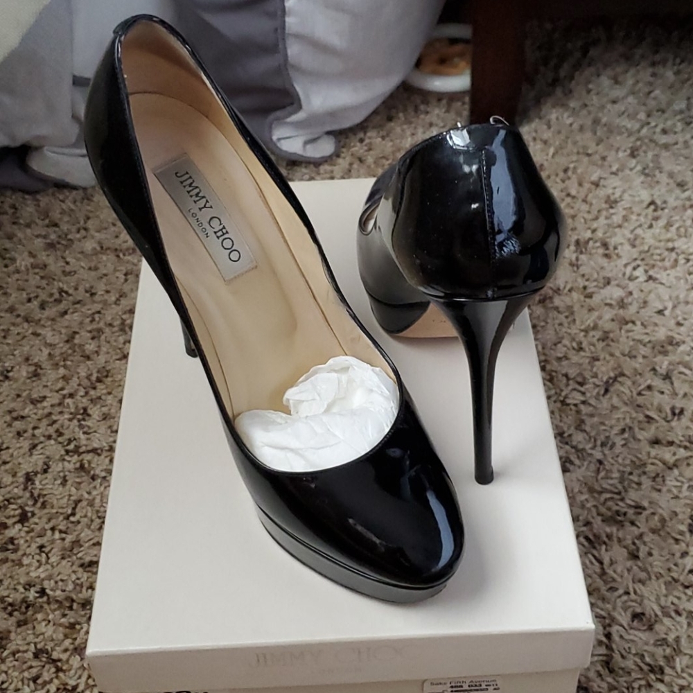 Jimmy Choo Cosmo Patent pumps